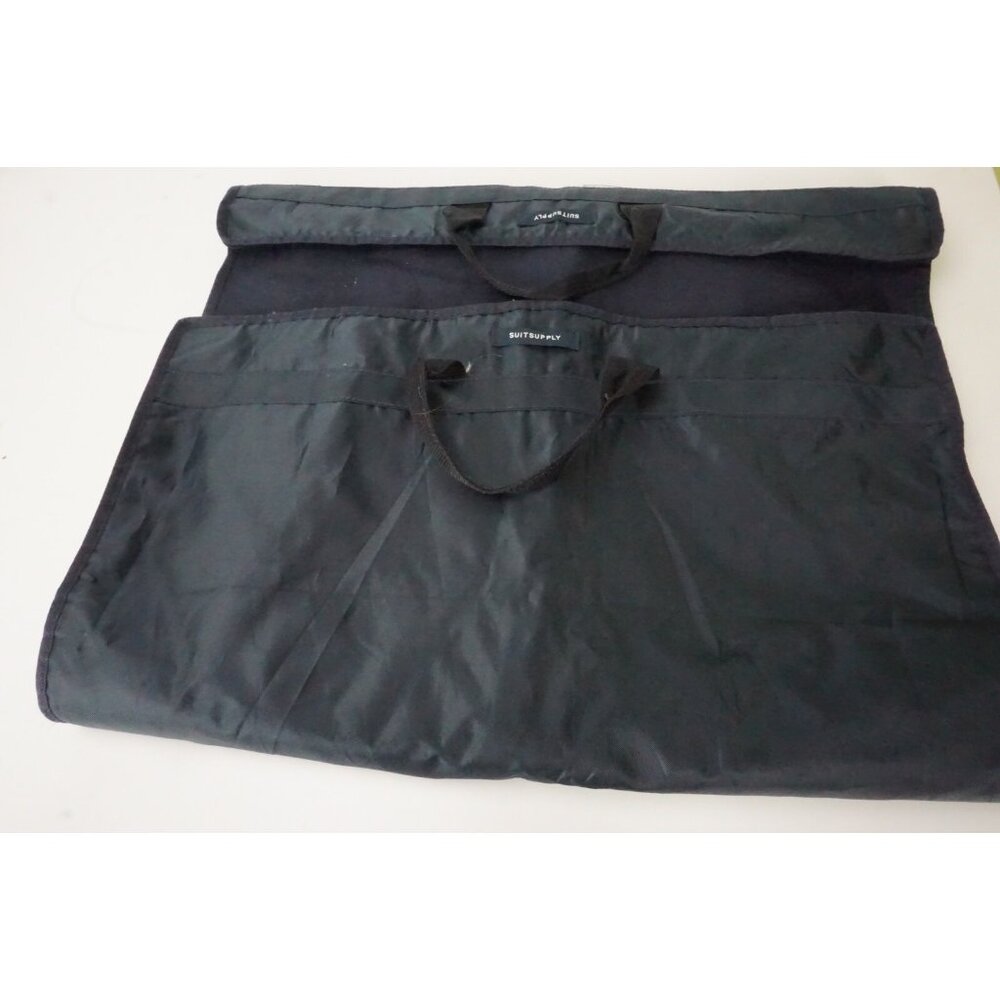 Suitsupply Dark Blue Folding Zip Up Garment Bag